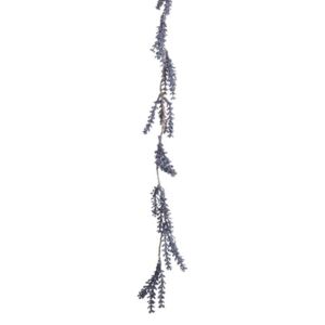 Fialová dekoračné girlanda levandule - 7 * 2 * 100cm
