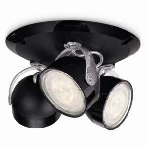 LED prisadené stropné svietidlo bodové Philips DYNA 53233/30/16 - čierna