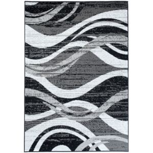 Kusový koberec PP Vlny sivý, Velikosti 180x250cm