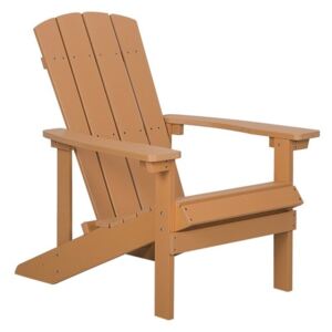 Záhradná stolička Adack (svetlé drevo). Akcia -23%. Vlastná spoľahlivá doprava až k Vám domov