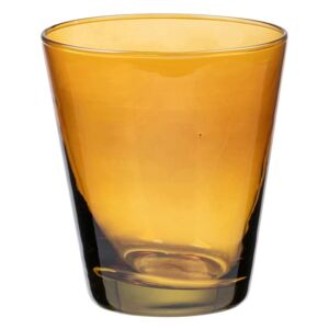 Žltý pohár na vodu Bitz Basics Amber, 300 ml
