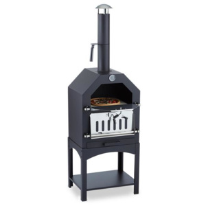 Klarstein Pizzaiolo, pec na pizzu, gril, údenie, oceľ, pizza kameň