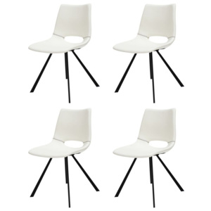 Dizajnová stolička Izabella / biela-čierna