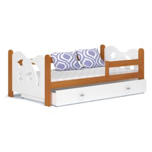 GL Detská posteľ Mickey - biela Farba: Jelša/Biela, Rozmer: 160x80