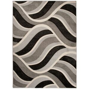 Kusový koberec Moderné vlny sivý, Velikosti 80x150cm