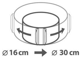 Tescoma 623380 Delícia Nastaviteľná forma na tortu guľatá 16 - 30 cm