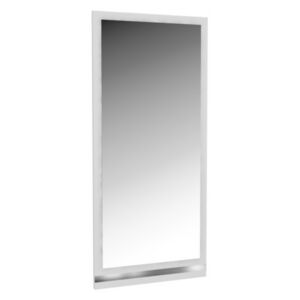Nástenné zrkadlo 100 x 45 cm stříbrný pásek