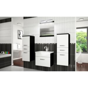Moderná kúpeľňová zostava FINE s led osvetlením 3PRO + zrkadlo a umývadlo 01 ZADARMO 197