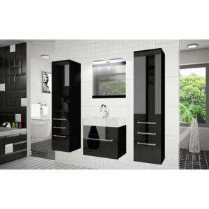 Moderná kúpeľňová zostava Sup 5pro+ s led osvetlením - so zrkadlom ZADARMO 97