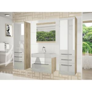Moderná kúpeľňová zostava Sup 5pro+ so zrkadlom ZADARMO 39