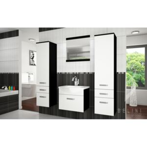 Moderná kúpeľňová zostava FINE 5PRO + zrkadlo a umývadlo 01 ZADARMO 165