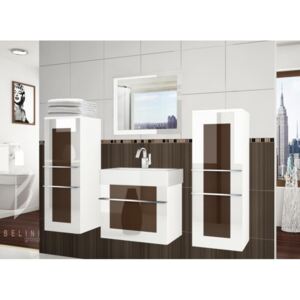 Moderná kúpeľňová zostava ELEGANZA 3PRO + zrkadlo ZADARMO 27