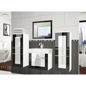 Moderná kúpeľňová zostava ELEGANZA 3PRO + zrkadlo ZADARMO 32