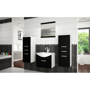 Moderná kúpeľňová zostava FINE 3PRO + zrkadlo a umývadlo 01 ZADARMO 150