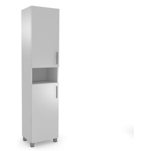 Praktická vysoká kúpeľňová skriňa Aluminium