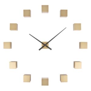 Karlsson Kreatívne nástenné hodiny - Karlsson DIY Cubic Gold