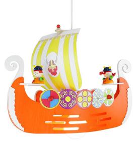 Elobra Viking ship Orange 125724 detské svietidlá