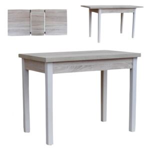 Kvalitný rozkladací jedálenský stôl 100 x 60 cm Dub Sonoma
