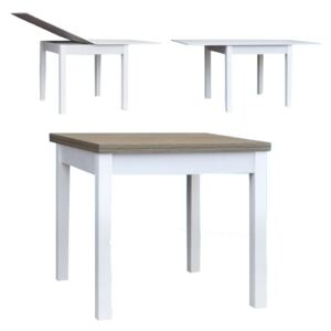 Veľký rozkladací jedálný stôl 80 x 80 cm - Dub Sonoma