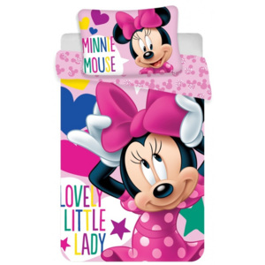 Dadka Disney obliečky do postieľky Minnie baby 100x135, 40x60 cm