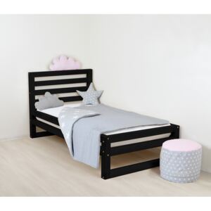 Benlemi Detská posteľ DeLuxe 90x160 cm Farba: Čierna