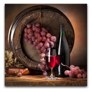 Obraz na skle Styler - Wine Wine 2 - 30x30 cm