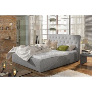 Čalúnená posteľ s úložným priestorom 180 x 200 cm Mia 02