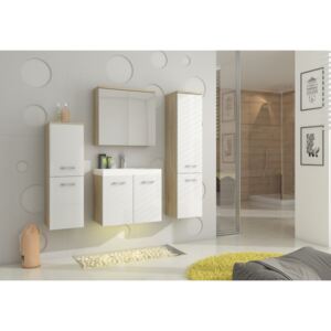 Moderný kúpeľňový set skrinek s dvierkami Amber 03