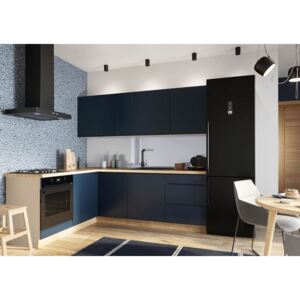 Rohová kuchyňa Minea ľavý roh 230x180 (modrá mat)