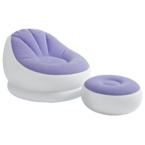 INTEX - Nafukovacie kreslo Cafe Chaise Chair 68572 fialové