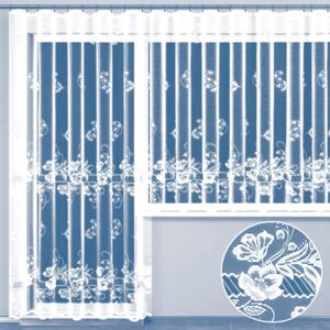 Hotová žakárová záclona SAMANTHA - balkónový komplet