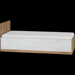 WIP Jednolôžková posteľ Maximus MXS-19 Farba: Dub ARTISAN/biela lesk