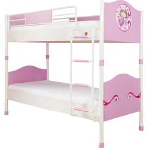Cilek Detská poschodová posteľ s prístelkou SL Princess