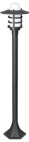 Rabalux 7680 vonkajší stojací stĺpik Darrington 1x20W | E27 | IP44 - čierna farba