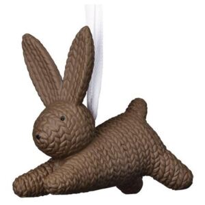 Závesná dekorácia zajačik Rosenthal Rabbits, hnedý, 7,5 cm