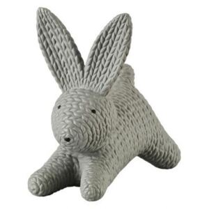 Dekorácia zajačik Rosenthal Rabbits, stredný, sivý, 10,5 cm