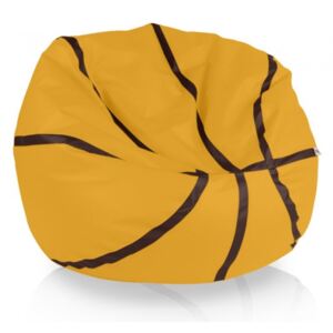 Sedací vak Basketbal žltý