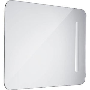 Nimco Zrkadlá - Kúpeľňové podsvietené LED zrkadlo série 2000, 500 mm x 700 mm, hranaté, alumínium ZP 2001
