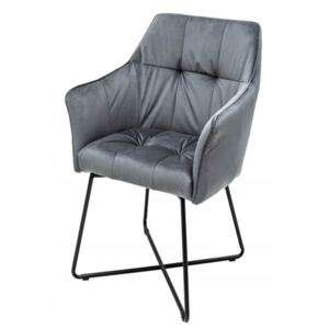 Armlehne stolička sivá