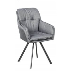 Armlehne Lounger stolička sivá