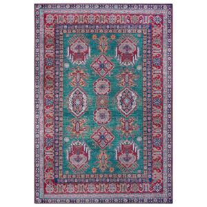 Nouristan - Hanse Home koberce Kusový koberec Asmar 104901 Green, Red - 80x150 cm