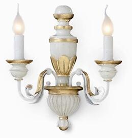 Závesné svietidlo - luster Ideal lux FIRENZE 012865 - starožitná slonová kosť / zlatá