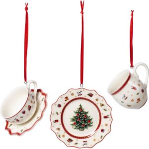 Villeroy & Boch Toy´s Delight Decoration vianočná závesná dekorácia, 3 ks