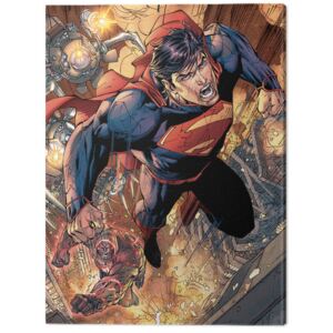 Obraz na plátne Superman - Wraith Chase, (60 x 80 cm)