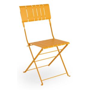Skladacia stolička BRADANO - Žltá