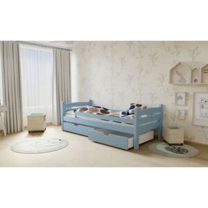Detská posteľ z masívu 200x90cm bez šuplíku - M01