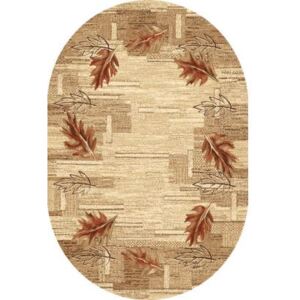 Kusový koberec Olsza béžový - ovál (beige) 120 x 170 cm ovál