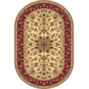Kusový koberec Samir krémový - ovál (cream) 150 x 200 cm ovál