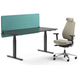 Kancelárska zostava: Stôl Modulus + stolička Watford + paraván Zip