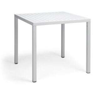 Nardi Plastový stůl CUBE Odstín: Bianco, Rozměr: 80x80x75,5 cm